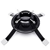 Large Real Christmas Tree Stand for Live Tree,Metal Christmas Tree Base Stand Fits for 2-Inch to 4.8-Inch Trunk,1-Gallon Water Capacity(Size L)