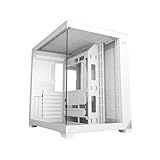 PCCOOLER PC Case ATX Mid Tower, Tempered Glass & Mesh Front, High Airflow, E-ATX/ATX/Micro-ATX/ITX Support, 360mm Radiator Support, Tool-Free Design – White (C3T700 No Fans Included)