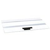23×11.46×0.16 in 2Pcs Aquarium Lid Glass Canopy, Clear Tempered Glass Aquarium Fish Tank Hoods, Set for Marineland 55 Gallon Aquarium Fish Tank