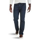 Wrangler Authentics Men's Comfort Flex Waist Relaxed Fit Jean, Carbon, 38W x 32L