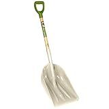 AMES 46-Inch Poly Scoop with Hardwood Handle and Ergonomic D-Grip, Ideal for Garden Care, Landscaping, Moving Shavings or Grain, Farming Tasks, and Heavy-Duty Yard Work