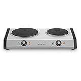 Cuisinart CB-60P1 Countertop Double Burner, Stainless Steel/Black