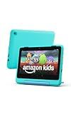Amazon Fire HD 8 Kids Pro tablet (newest model), ages 6-12. Bright 8" HD screen, includes ad-free content, parental controls, 13-hr battery, slim case for older kids, 64GB, Hello Teal