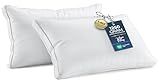 Utopia Bedding Bed Pillows for Sleeping King Size (White), Set of 2, Soft & Fluffy Pillow with Down Alternative Filling, Cooling, Hotel Quality, Gusseted Pillow for Back, Stomach or Side Sleepers