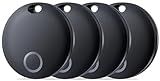 Air Tag, Bluetooth Tracker-4 Pack Works with Apple Find My (iOS Only), Smart Tags for Luggage, Keys, Backpack, IP67 Waterproof