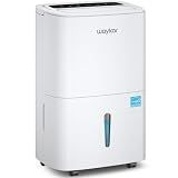 Waykar 80 Pints 2025 Energy Star Dehumidifier for Home up to 5,000 Sq. Ft, Ideal for Basement, Bathroom and Large Room with Drain Hose, Portable, Auto Defrost and Self-Drying
