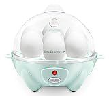Elite Gourmet Easy Electric 7 Egg Capacity Soft, Medium, Hard-Boiled Cooker Poacher, Scrambled, Omelet Maker with Auto Shut-Off and Buzzer, BPA Free