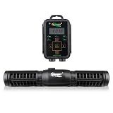 hygger Aquarium Wave Maker, Adjustable Cross Flow Pump with LED Display Controller, Magnetic DC 24V Aquarium Powerhead for Freshwater and Marine Reef Aquariums Up to 135 Gallon (18w)