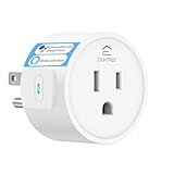 EIGHTREE Smart Plug 2025 Upgrade to 15A, Bluetooth & Wi-Fi Outlet Plug Dual Connection, Voice Control, Remote Control Outlet Timer Indoor, Smart Plugs That Work with Alexa & Google, 2.4GHz Wi-Fi Only