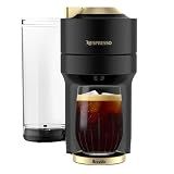 Nespresso Vertuo Pop+ Coffee & Espresso Maker by De'Longhi, Black & Gold