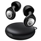 Ear Plugs for Sleeping Noise Cancelling 45dB, Reusable Silicone Earplugs with 8 Eartips and Travel Case, Soft Comfort Hearing Protection for Concerts, Snoring, Travel, Study (Black)