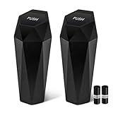 OUDEW Car Trash Can with Lid - 2-Pack, Interior Accessories for Vehicles, Leakproof Garbage Can with 30 Detachable Trash Bags, Multipurpose Organizers and Storage Solutions for Home and Office