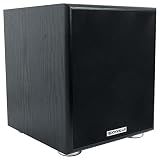 Rockville Rock Shaker 6.5" Black Powered Subwoofer Home Theater