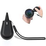 JJC Pocket-Sized Silicone Camera Dust Blower Small Lens Air Blower - Black