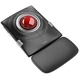 Nulea M512 Wireless Trackball Mouse, Ergonomic 55mm Trackball, Adjustable DPI for Precise Control, Left or Right Hand Compatible, Rechargeable, Multi-Device Bluetooth & 2.4GHz for PC, Laptop, Mac(Red)