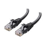 Cable Matters 10Gbps Snagless Cat 6 Ethernet Cable, 25ft, Black