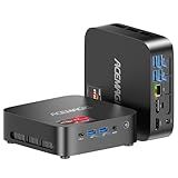 ACEMAGICIAN Kron Mini K1 Mini PC Gaming, AMD Ryzen 5 7430U (equiv to 5850U, 6C/12T, Up to 4.3Ghz), 16GB DDR4 512GB SSD Mini PC Computers Micro Desktop PC 4K Triple Display WiFi6 BT5.2