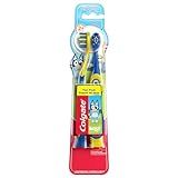 Colgate Bluey Extra Soft Toothbrush for Kids, Kids Toothbrush Pack with Built in Suction Cup Toothbrush Holder, Designed for Children Ages 2 and Up, Extra Soft Bristles, 2 Pack