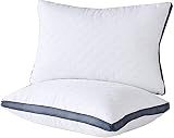 Meoflaw Gusseted Queen Size Bed Pillows Set of 2, Luxury Hotel Pillows