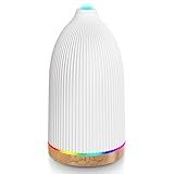 URPOWER 100ML Essential Oil Diffusers for Home with 7 LED Color Changing Lights, Timer & Auto-Off Ultrasonic Aromatherapy Diffuser Cool Mist Humidifer Scent Diffuser for Bedroom, Office, Yoga