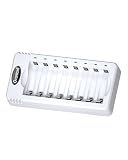 Granicell 8 Bay AA & AAA USB Battery Charger
