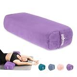 Yes4All Triple-Layer Sponge Yoga Bolster Pillow for Restorative Yoga & Meditation - Versatile Support Pillow, Balance & Poses Modification