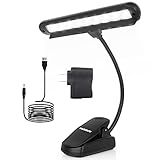 Vshinic Music Stand Light,Clip On Piano Lights 9 LED Orchestra Light Book Lamp Musician Lamp,Fully Adjustable No Flicker for Piano, Orchestra,Book Reading, Mixing Table, DJ, Craft Work