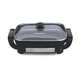 Hamilton Beach Large Electric Skillet With Lid
