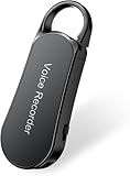 Howabo 128GB Voice Activated Recorder - 35Hrs Recording Device with Playback and Metal Housing, Up to 1536Kbps HD Digital Audio Recorder MP3 for Work, Lectures, Meetings, Interviews (128GB)