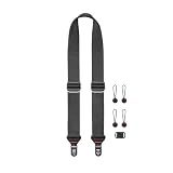 Peak Design Slide Camera Strap, Black, Configurable as a Sling, Neck or Shoulder Strap, Quick Release and Connection, Smooth and Grippy Side, Camera Straps for Photographers, 200 lb Capacity