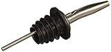 Winco Metal Pourer with Tapered Spout , Medium, Black, Stainless Steel, pack of 12
