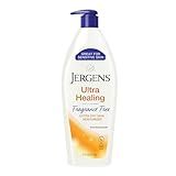 Jergens Ultra Healing Dry Skin Lotion, Hand and Body Moisturizer for Quick Absorption into Extra Dry Skin with Hydralucence Blend, Vitamins C, E and B5, White, 21 oz