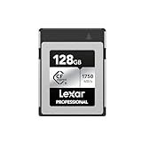Lexar 128GB CFexpress Type B Silver 2.0 Card, 1750/1300 MB/s, 8K Video