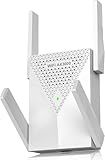 3000Mbps WiFi Extender-AX3000 WiFi 6 Extender Dual Band (2.4G/5.8G), Signal Booster with Gigabit Ethernet Port, Access Point, No Required App, Covers Up to 12,000sq.ft and 99 Devices WiFi Booster, Faster Speed and Easy Setup