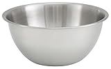 Winco 5 Quart Heavy-Duty Stainless Steel Mixing Bowl, Deep