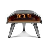 Ooni Koda 12 Gas Pizza Oven – 12" Gas Powered Outdoor Oven with 28 mBar Regulator and Gas Hose, Gas powered Portable Pizza Oven - Foundry Black