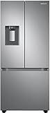Samsung 22 cu. ft. Smart 3-Door French Door Refrigerator with External Water Dispenser, Stainless Steel, RF22A4221SR/AA