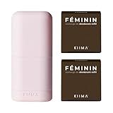 KIIMA Refillable Deodorant Feminine Starter Kit 1 Applicator 2 Refills, Premium Natural Deodorant For Women formulated without Aluminum or Parabens, Long-lasting and Odor Protection 38g (Pack of 2)