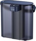 Waterdrop ED02B Compact Electric Water Filter Pitcher, 200-Gallon Rechargeable Instant Powerful Dispenser, NSF/ANSI 42&53&401&372, Reduce PFOA/PFOS, Lead, Chlorine, 14-Cup, NOT Reduce TDS, Blue