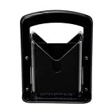 Restaurantware Met Lux 7 x 3.5 x 9 Inch Bagel Slicer 1 Commercial Bagel Cutter - Built-In Safety Shield Safe and Easy To Use Black Stainless Steel Universal Slicer Non-Stick and Serrated Blade