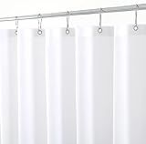 Fabric Shower Curtain Liner 72x72 Inch-White Standard Size Shower Liners