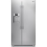 Frigidaire Professional 36 in. 22.3 cu. ft. Counter Depth Side-by-Side Refrigerator in Stainless Steel with CrispSeal Technology