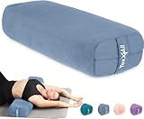 Yes4All Triple-Layer Sponge Yoga Bolster Pillow for Restorative Yoga & Meditation - Versatile Support Pillow, Balance & Poses Modification
