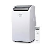 BLACK+DECKER Smart Portable Air Conditioner, 14,000 BTU for Rooms up to 700 Sq. Ft., Smart Portable AC with Follow Me Remote and Window Kit, BPACT14WT, White