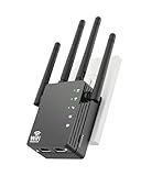 WiFi Extender Signal Booster for Home, WiFi Extender, Long Range up to 12880 Sq Ft and 105 Devices, Internet Extender WiFi Booster, WiFi Repeater with Ethernet Port, Signal Booster