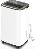 5000 Sq.Ft Dehumidifier for Basement with Drain Hose, New Upgrade 50 Pint Large Best Compressor Dehumidifiers for Home or Garage, Smart Humidity Control, 24H Timer & Child Lock, Ideal for Large Room