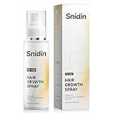 Snidin Hair Growth Spray, With Rosemary Oil and Biotin, Non-Greasy, Helps Prevent Hair Thinning & Hair Loss, for Scalp, 60ml Bottle