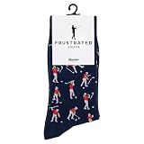 Shanker Golf Socks - Funny Angry Golfer Socks - Funny Golf Gift for Men