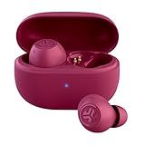 JLab Go Pop ANC True Wireless Earbuds & Charging Case, Fuchsia, Active Noise Cancelling, 10mm Drivers, Dual Connect, Customize Your Sound with App, Be Aware Mode, Compact Fit, MEMS Microphone