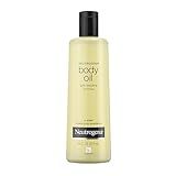 Neutrogena Body Oil Light Sesame Formula, 16 fl oz, Radiant Glow Moisturizer for Dry Skin, Bath & Shower Oil For Smooth and Hydrated Skin